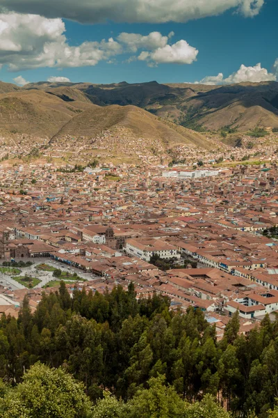 Vista aérea del Cuzco — Foto de Stock