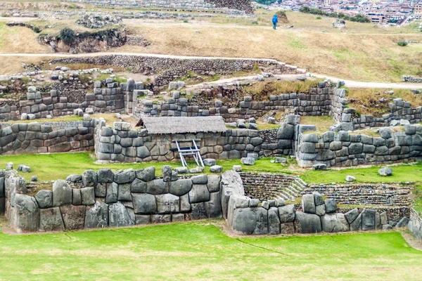 De Inca ruïnes van Sacsaywaman in de buurt van Cuzco — Stockfoto