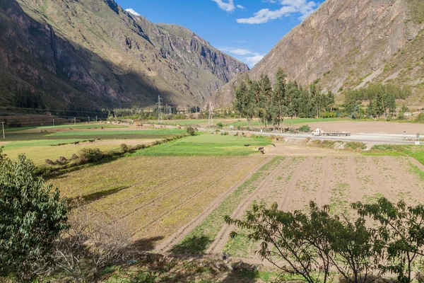 Szent Völgy Inkák Közel Ollantaytambo Peru Jogdíjmentes Stock Képek