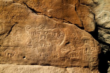 Pitaya petroglifler Peru