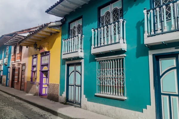 Casas coloniais coloridas — Fotografia de Stock