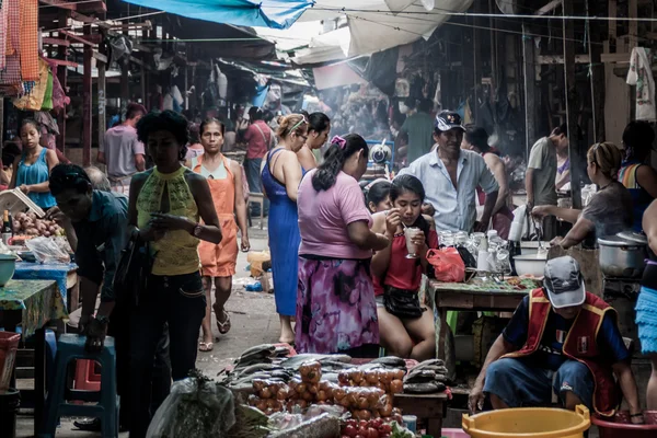 Mercado de Belém em Iquitos — Fotografia de Stock