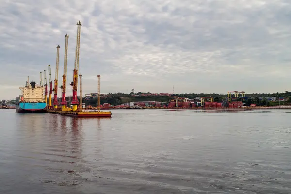 Cargo port of Manaus — Stock Photo, Image