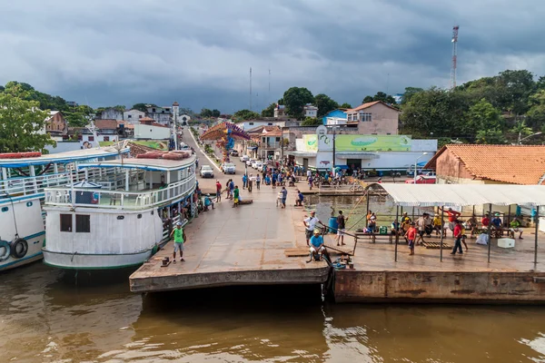 Port pier, a város Jiruti — Stock Fotó