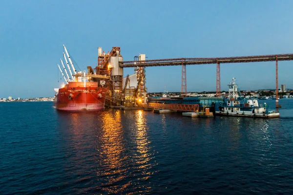 Soybean terminal of Cargill corporation — Stock Photo, Image