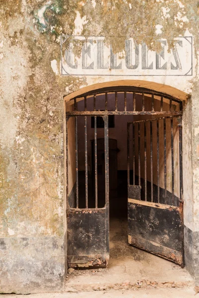 Interior of a former prison at Ile Royale — Stock Photo, Image