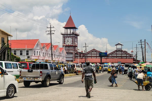 Mercato Starbroek a Georgetown — Foto Stock