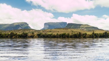 Nehir Carrao ve tepuis