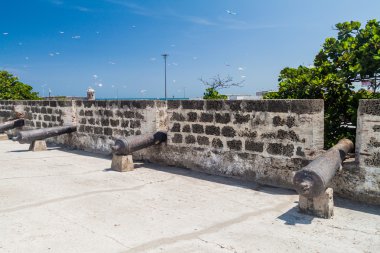 Cartagena sur duvarları, toplar