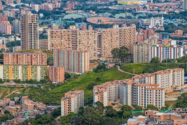 Medellin havadan görünümü