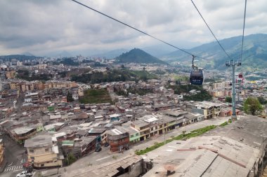 Manizales havadan görünümü