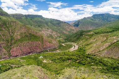Canyon of river Chicamocha clipart