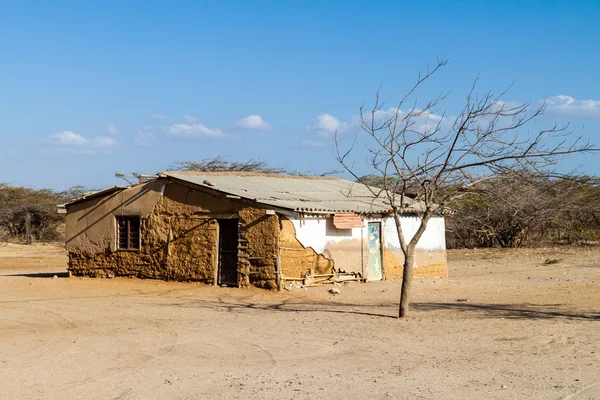 Дом в деревне Cabo de la Vela — стоковое фото