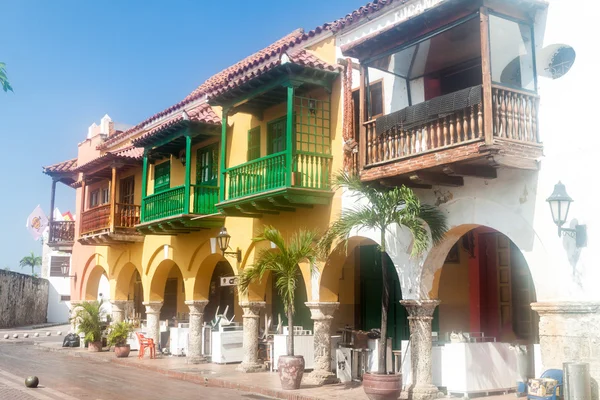 Casas coloniales en la Plaza de los Coches —  Fotos de Stock