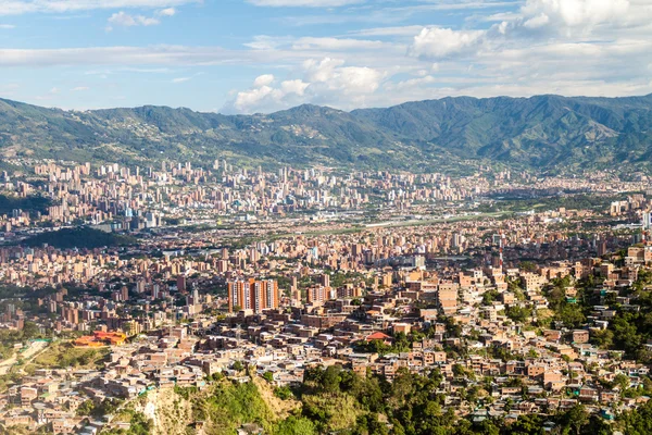 Medellin havadan görünümü — Stok fotoğraf