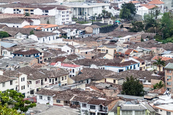 Vista aérea de Popayan — Fotografia de Stock