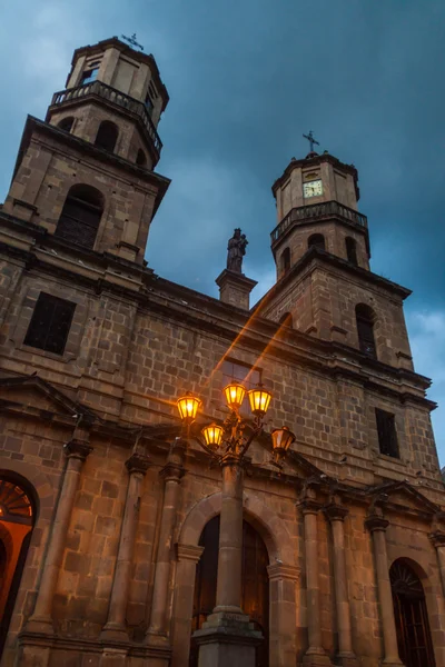 Katedra Santa Cruz w San Gil — Zdjęcie stockowe