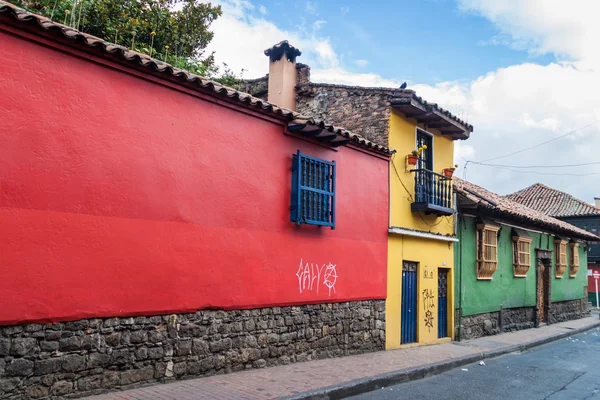 Straße im Zentrum von Bogota — Stockfoto