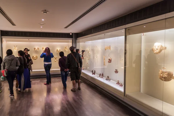 Экспозиция в музее золота — стоковое фото