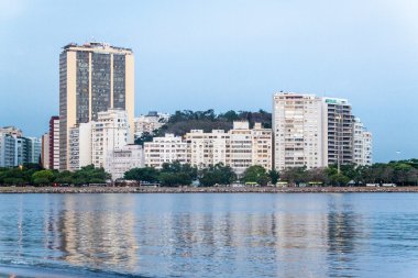 Rio de Janeiro Botafogo mahallenin manzarası.