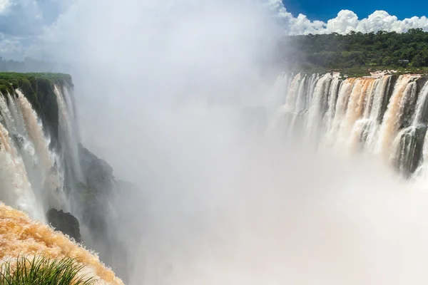 Garganta Del Diablo Devil Throat Iguacu Iguazu Falls Border Argentina — Stock Photo, Image