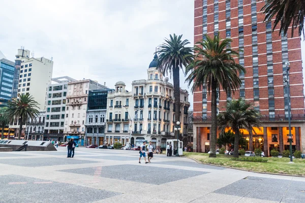 Montevideo Uruguay Feb 2015 Weergave Van Plaza Independecia Plein Het — Stockfoto