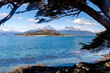 Lapataia bay Milli Parkı Tierra del Fuego, Arjantin