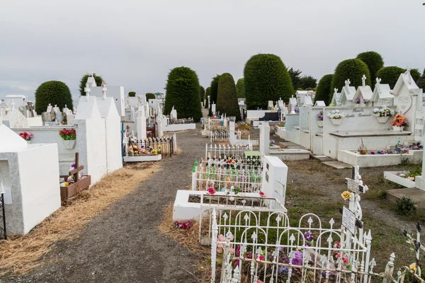 Punta Arenas Chile Marzo 2015 Tumbas Tumbas Cementerio Punta Arenas — Foto de Stock