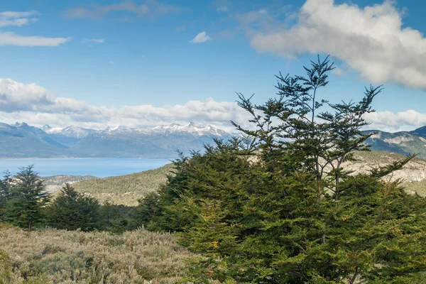 Montagnes Dans Parc National Tierra Del Fuego Argentine — Photo