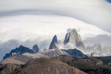 Fitz Roy Dağı Milli Parkı Los Glaciares, Argetina görünümü