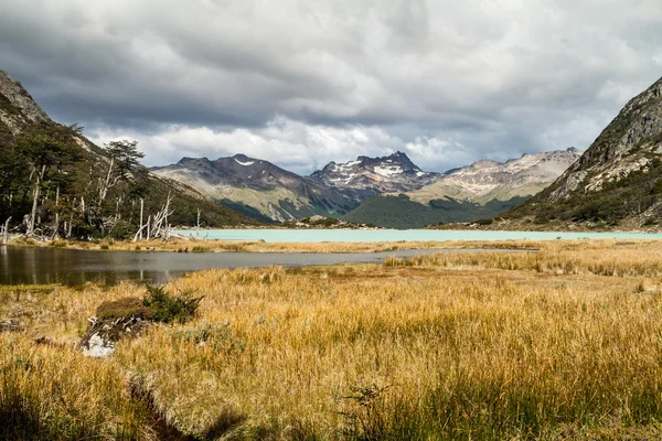 在阿根廷火地岛的湖泊 — 图库照片