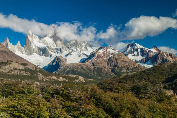 Montaña Fitz Roy Parque Nacional Los Glaciares Patagonia Argentina — Foto de Stock