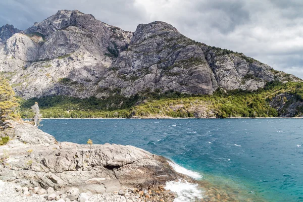 Bahia Lopez Bay Στη Λίμνη Nahuel Huapi Κοντά Bariloche Αργεντινή — Φωτογραφία Αρχείου