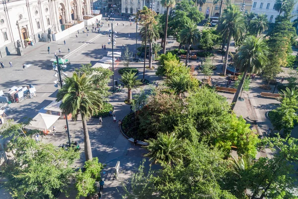 Plaza Las Armas Torget Santiago Chile — Stockfoto
