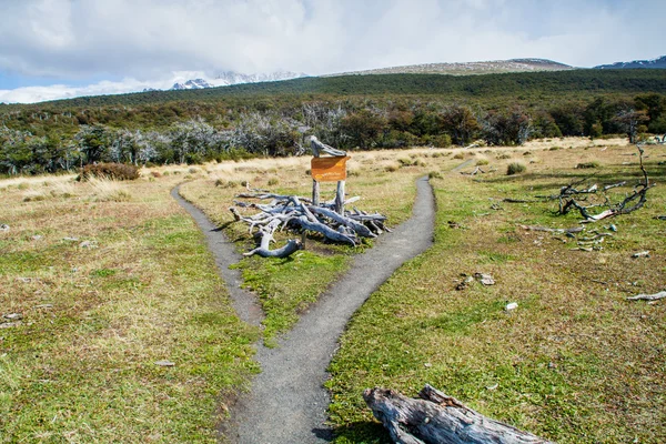 Trilhas Trekking Parque Nacional Los Glaciares Patagônia Argentina — Fotografia de Stock