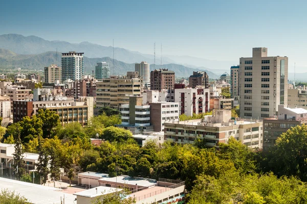 Luchtfoto Van Stad Mendoza Argentinië — Stockfoto