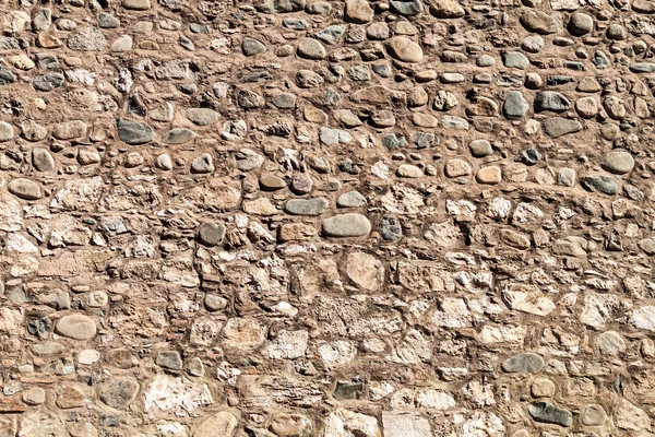 Detalle Una Antigua Superficie Pared Piedra — Foto de Stock