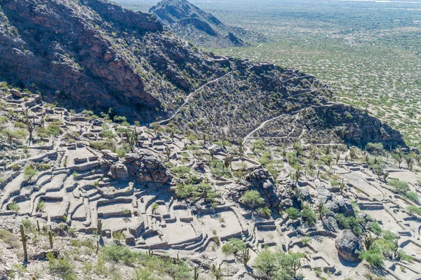 Aerial view of Quilmes ruins, Argentina