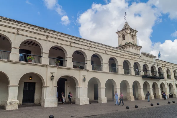 Salta Argentina Abril 2015 Edificio Del Antiguo Ayuntamiento Cabildo Plaza —  Fotos de Stock