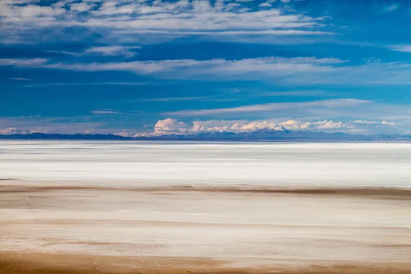 Világ Salar Uyuni Bolívia Legnagyobb Lakás — Stock Fotó