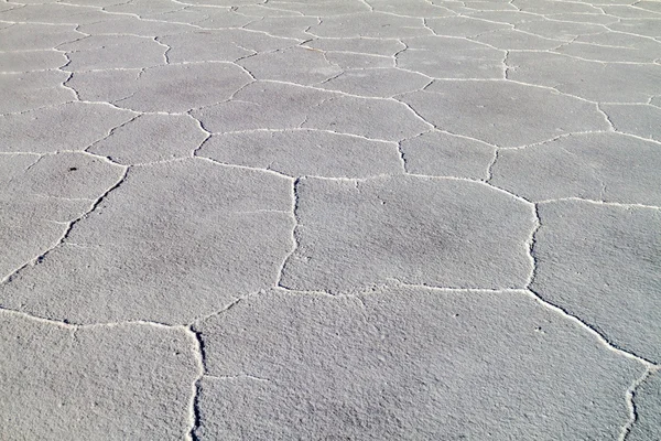 Povrch Světově Největší Solné Obyčejný Salar Uyuni Bolívie — Stock fotografie