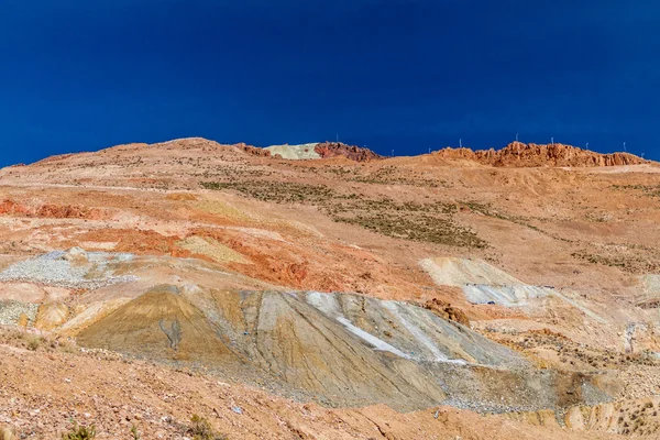 Montaña Rica Minerales Cerca Potosí Bolivia — Foto de Stock