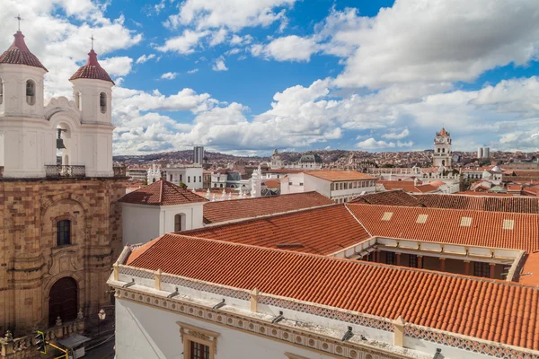 Tetti Sucre Capitale Della Bolivia — Foto Stock