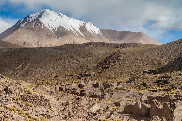 Ruinen Der Ehemaligen Bergbaustadt Pueblo Fantasma Südwesten Boliviens — Stockfoto