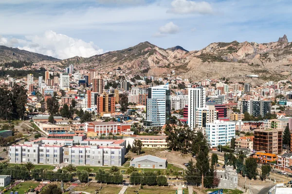 Zona Sur Zona Sud Moderno Quartiere Paz Bolivia — Foto Stock