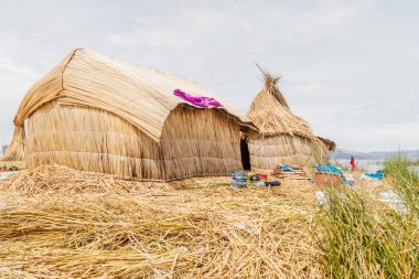 Uros yüzen adaların, Titicaca gölü, Peru