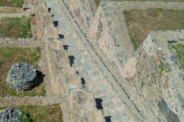 Ollantaytambo, Kutsal Vadi İnkalar, Peru İnka tarım teraslarının, merdiven