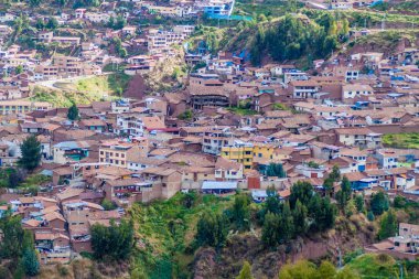 Cuzco, Peru havadan görünümü