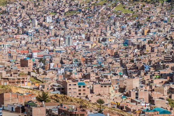 Luchtfoto Van Puno Peru — Stockfoto