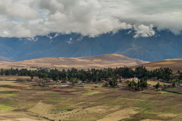 Wiejski Krajobraz Pobliżu Cuzco Peru — Zdjęcie stockowe